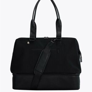 BEIS Black Large Weekender
